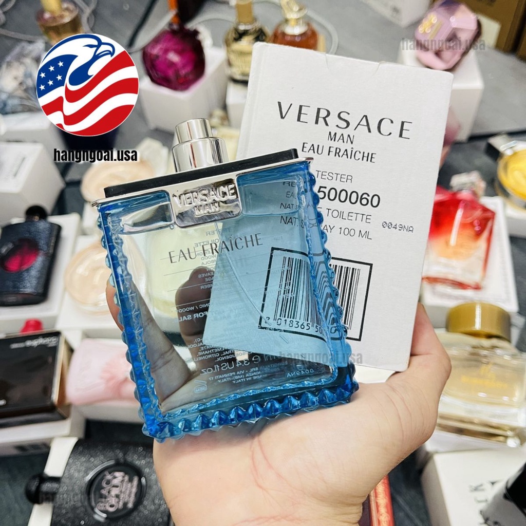 Nước Hoa Nam Nước Hoa Nam Versace Man Eau Fraiche EDT (100ml) - [ Hàng ngoại┊ 𝓤𝓢𝓐 ]