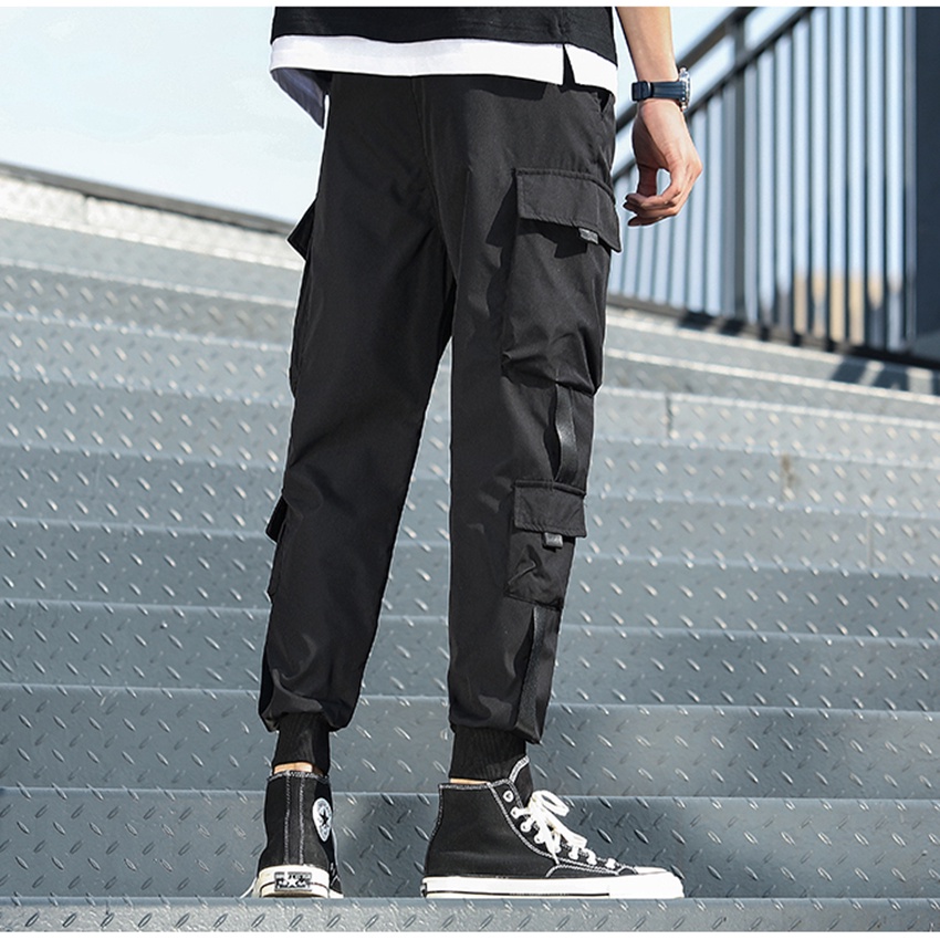 Quần jogger túi hộp thể thao nam viền dây cá tính SOZO - JOGGER NAM 9000055