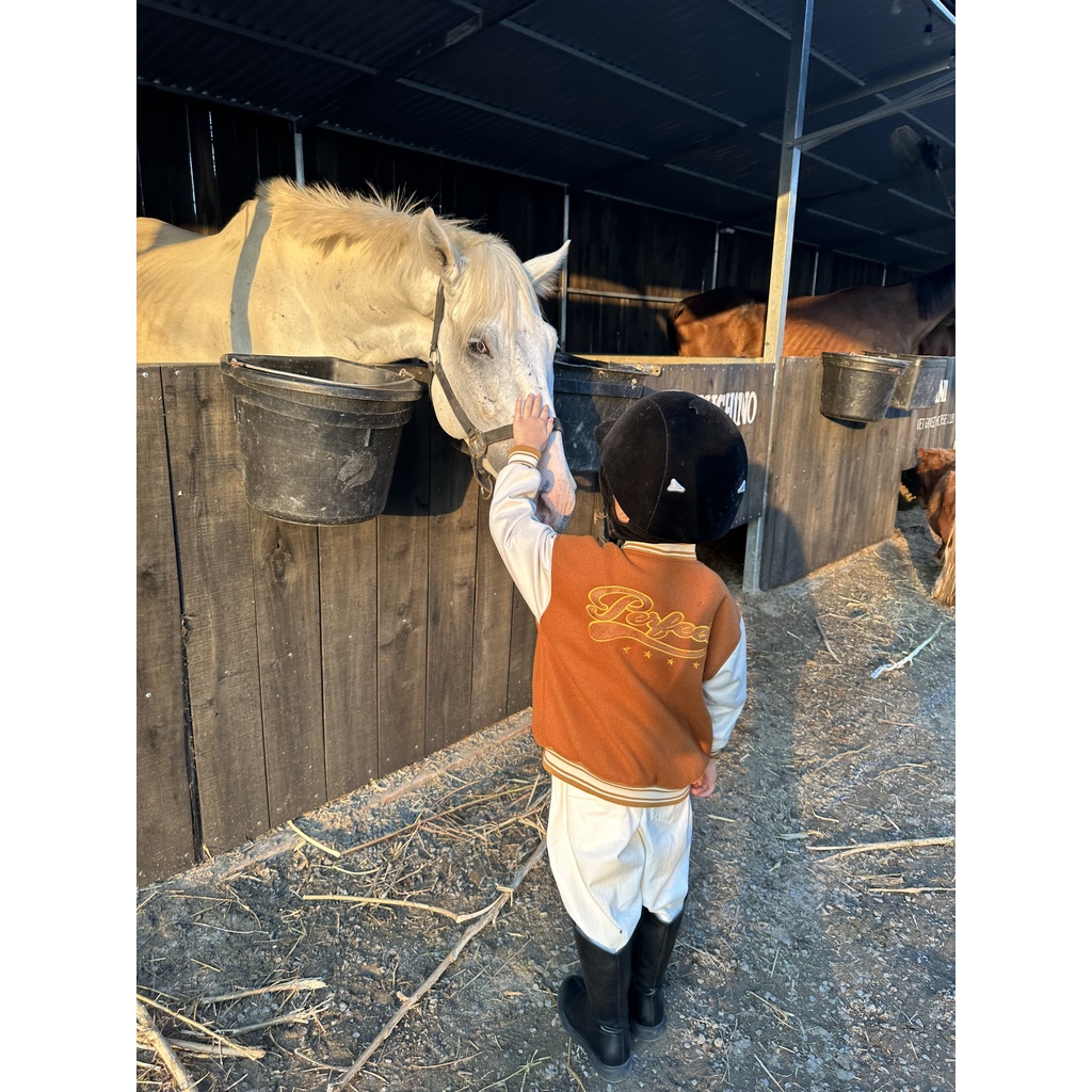 Áo khoác siêu NGẦU trẻ em  BOMBER 2BKIDS Nâu