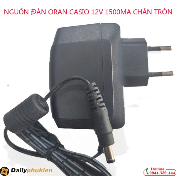 Adapter nguồn cho đàn casio 12V 1.5a