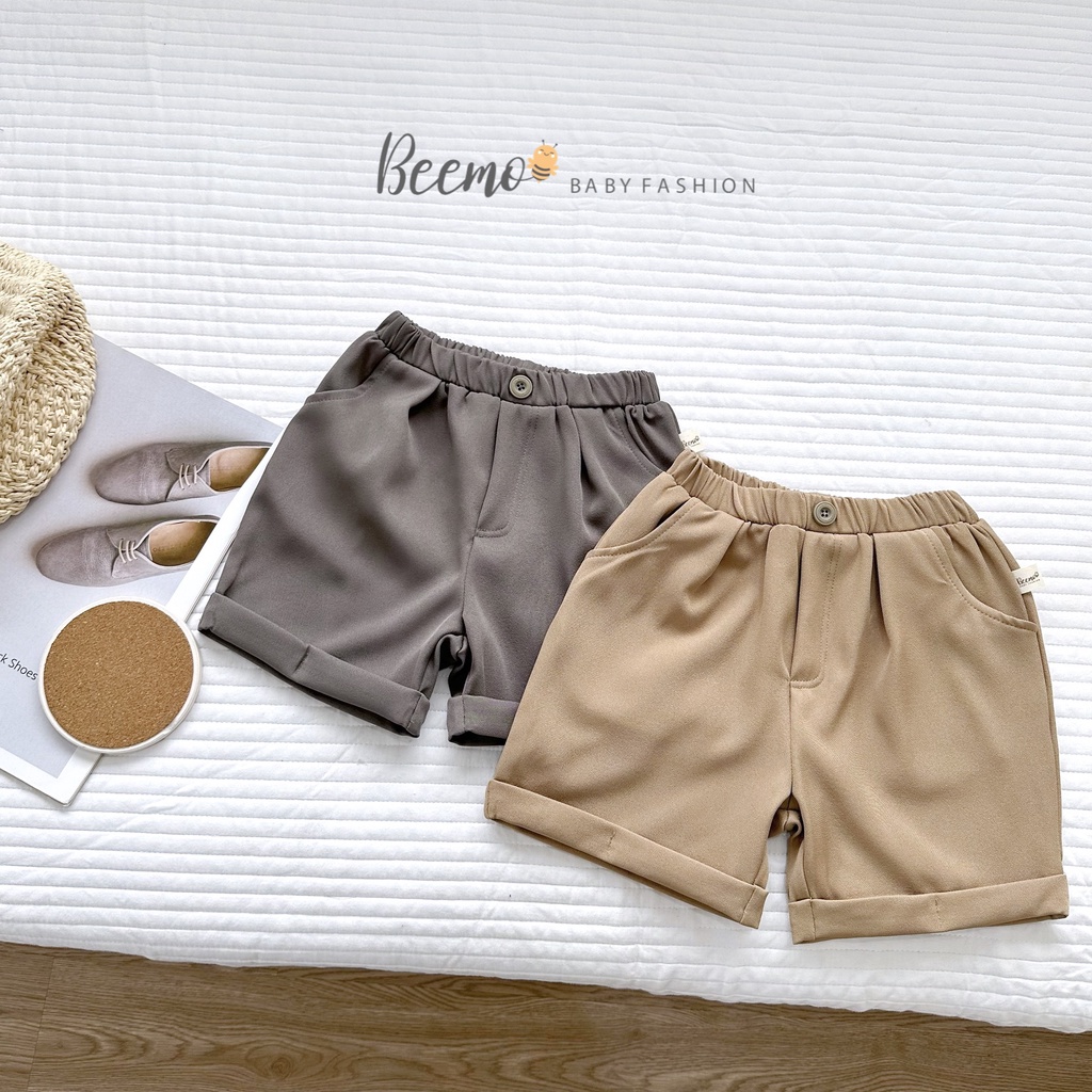 Set sơ mi gile công tử Beemo cho bé trai