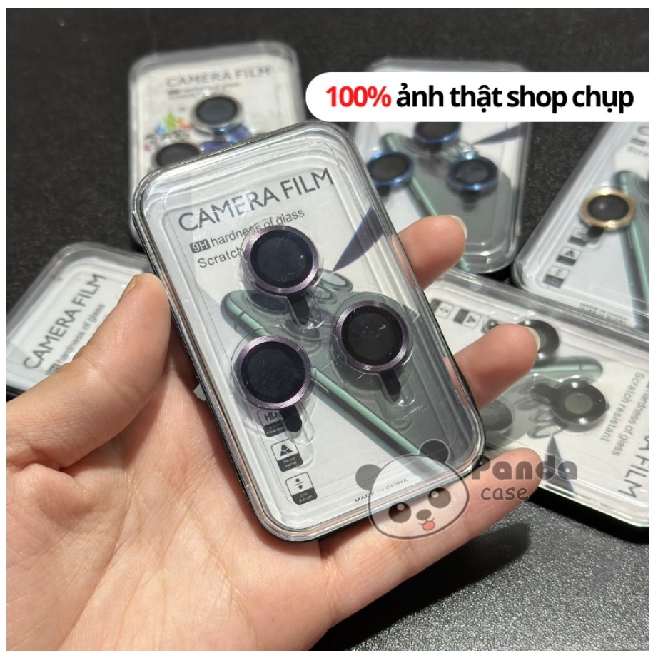 Bộ dán bảo vệ từng mắt camera nhũ i/p Bwoo bằng  chống xước, chống lóa cho các dòng i/p