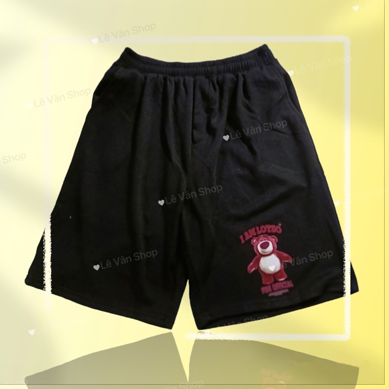 Quần short thun in hình, có in theo yêu cầu