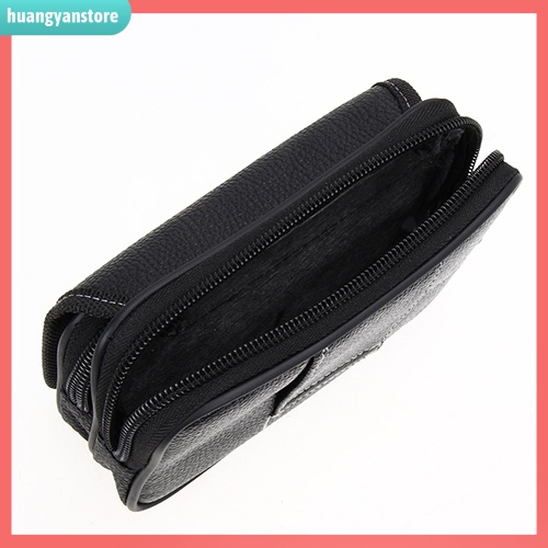 HY/ Ví đeo thắt lưng bằng da giả đa chức năng cho nam