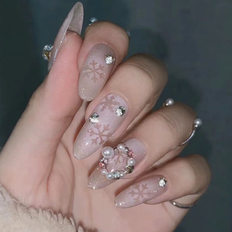 Sticker dán móng nghệ thuật STZPRONAIL họa tiết hoa tuyết và bướm độc đáo