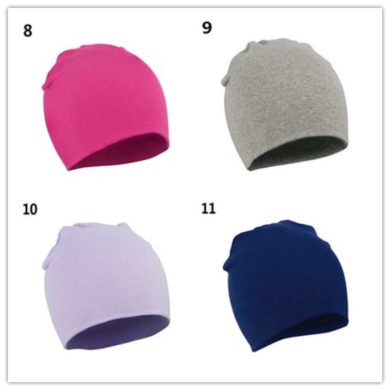 Set mũ kèm khăn ống  cotton mềm cho bé 6 tháng -6 tuổi