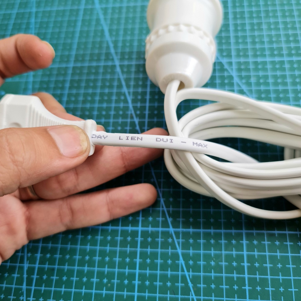 Đui đèn E27 liền dây có công tắc và phích cắm dây dài 3m - 5m VINAMAX ® Hàng Việt Nam chất lượng cao
