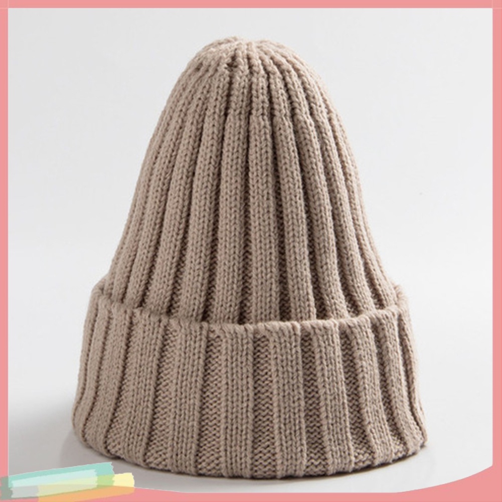 Mũ Trùm Đầu Màu Trơn Chất Liệu Cotton Trang Trí Bóng Lông Xinh Xắn Cho Nữ