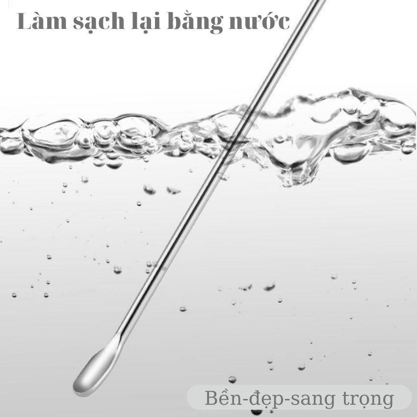Bộ Lấy Ráy Tai 06 Món Bằng Thép Không Rỉ Có Hộp Đụng Cao Cấp M1, Dụng Cụ Vệ Sinh Tai Hiệu Quả Bền Đẹp Có Hộp Đựng