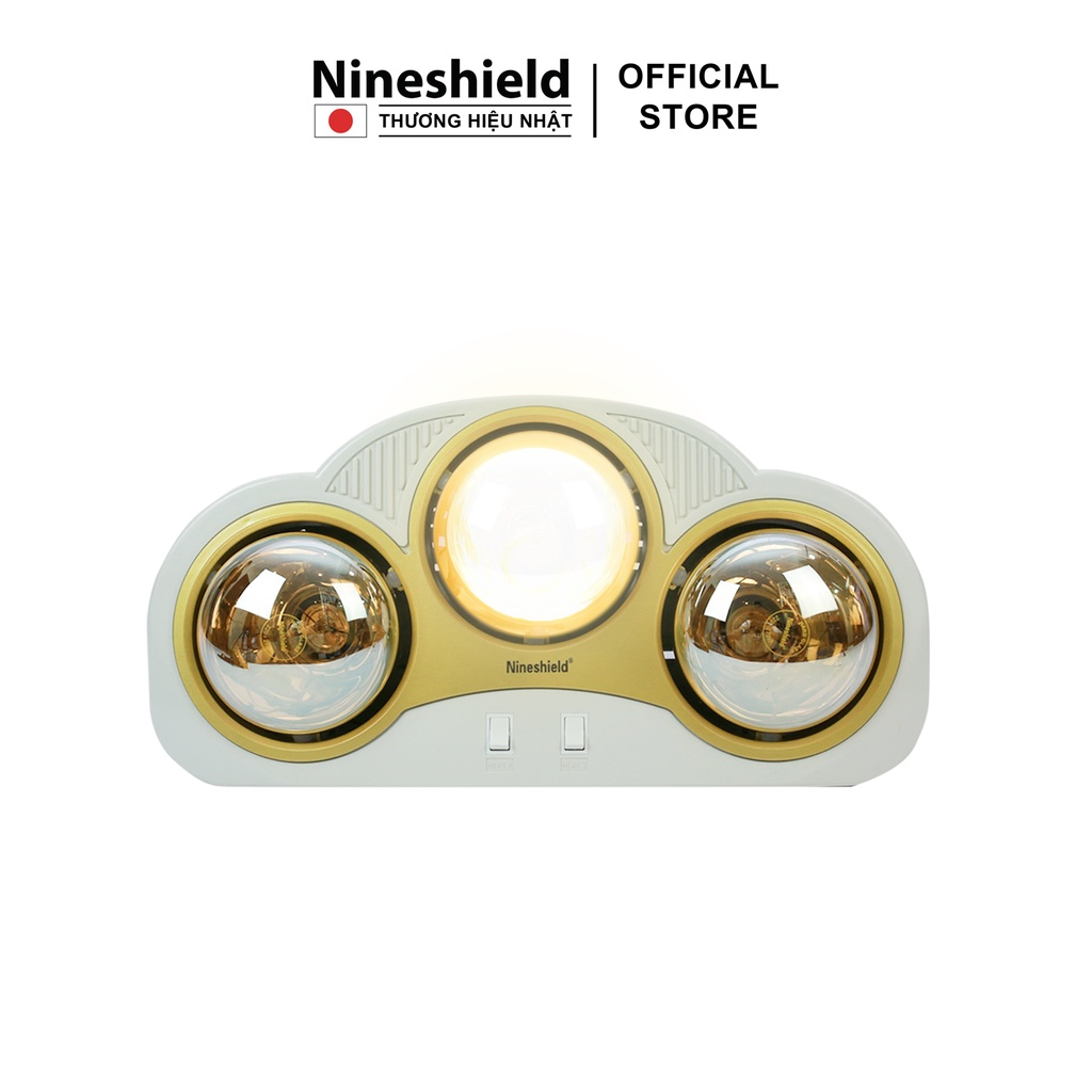 Đèn sưởi nhà tắm 3 bóng Nineshield NS033B [Mã BMLTB200 giảm đến 100K đơn 499K]