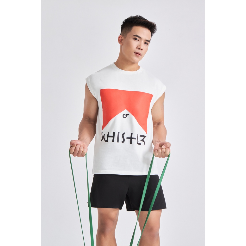 Áo Tanktop Ba Lỗ Sát Nách Chất Liệu Cotton In Logo 2D Siêu Bền Tập Gym Chạy Bộ Đi Chơi Malbr Whistl3 2022