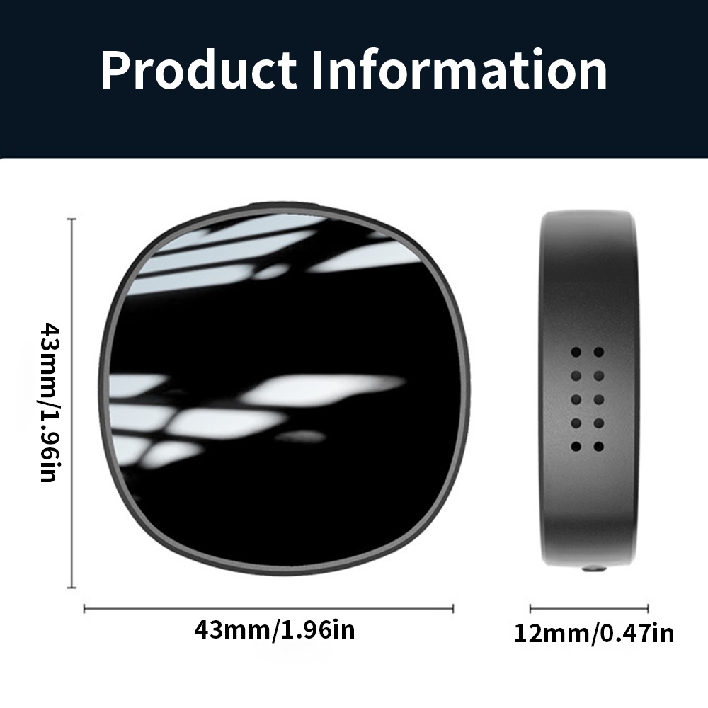 VIRWIR Máy Ghi Âm Giọng Nói 32GB Cổng USB Mini Có Lưng