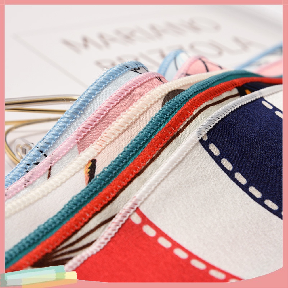 Khăn Choàng Lụa Satin Họa Tiết Hoa Thời Trang Cho Nữ