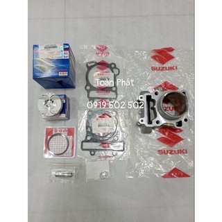 Bộ lòng zin satria fi + piston + ron chân + ron đầu satria/raider fi - full bộ lòng fi - chính hãng suzuki indonesia
