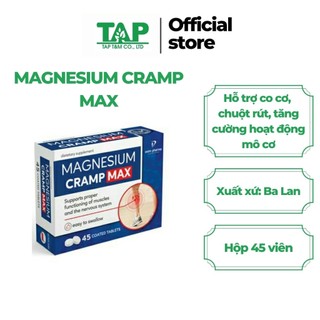 Viên Uống Phòng Chống Co Cơ Chuột Rút Magnesium Cramp Max 45 Viên [ Nhập Khẩu Balan ]