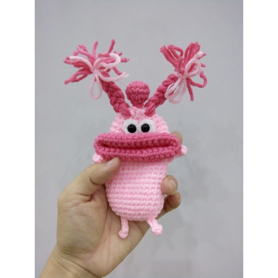 Túi đựng chìa khoá, Khóa smartkey ôtô, xe máy Môi Trề bằng len handmade