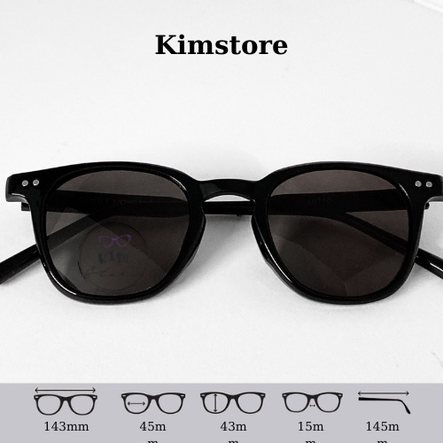 (TẶNG HỘP)COMBO Kính râm/mát có độ sẵn cắt độ cận theo yêu cầu- Kính mát 614 dẻo gọng vuông thời trang nam nữ Hàn quốc