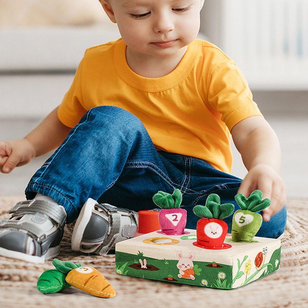 Củ Cà Rốt Nhồi Bông Đồ Chơi Giáo Dục Nhận Thức Cho Thú Cưng