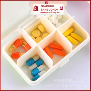 Hộp chia thuốc uống theo ngày tiện lợi - Hộp chia thuốc 6 ngăn