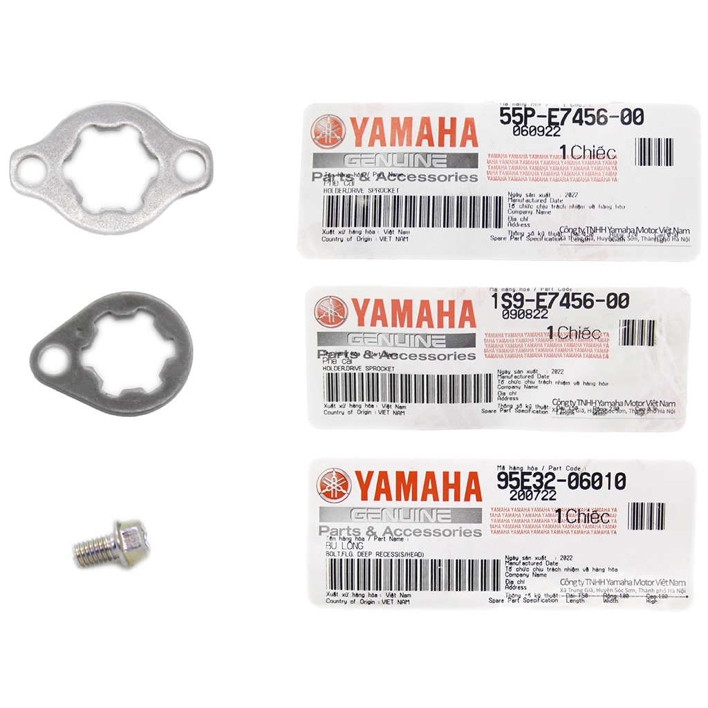 Phe gài và bulong nhông chính hãng Yamaha