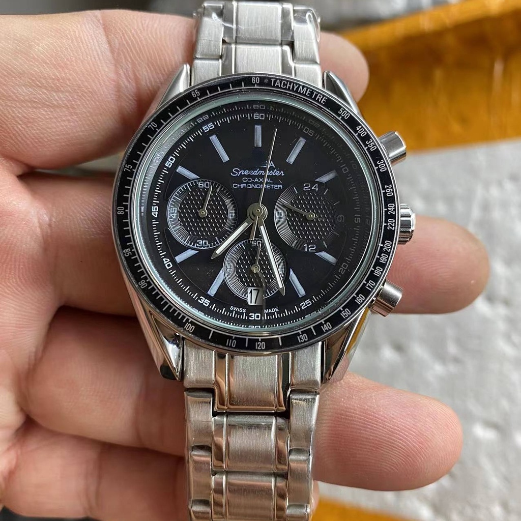 Đồng Hồ Nam Mặt Thạch Anh Dây Hợp Kim Đa Năng Oag