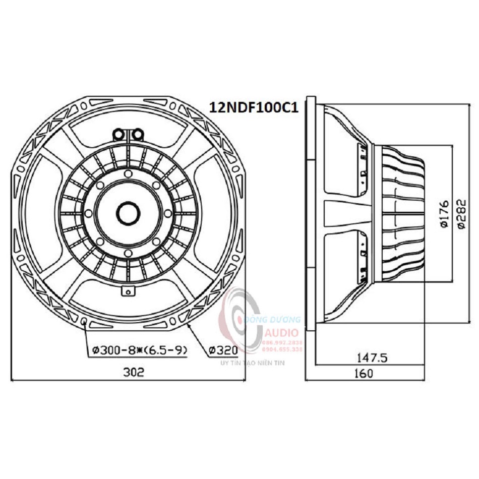 LOA BASS 30 NEO HIWELL 2 TẦNG CÔN 100 DÂY DẸT XƯƠNG NHÔM- GIÁ HAI LOA