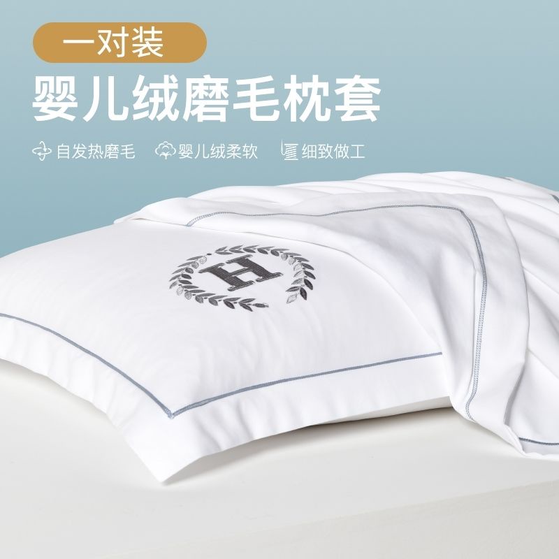 Cặp Vỏ Gối Lõi Nhung Dày Giữ Ấm Mùa Đông Thời Trang Dành Cho Gối Ký Túc Xá / Nhà