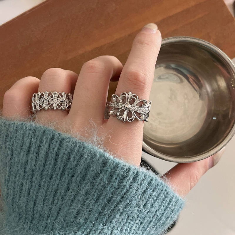 Nhẫn Hở Hình Thánh Giá Phong Cách Hip Hop Cá Tính Cho Nam Và Nữ