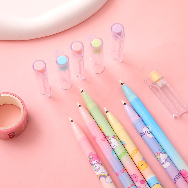 Bút Mực Gel Có Thể Xóa Được Hình Kỳ Lân Hoạt Hình Sáng Tạo