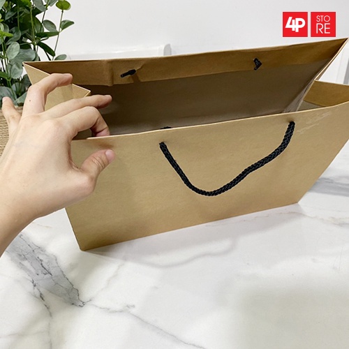01 TÚI KRAFT NÂU KHÔNG IN 36X26X15CM - HỎA TỐC