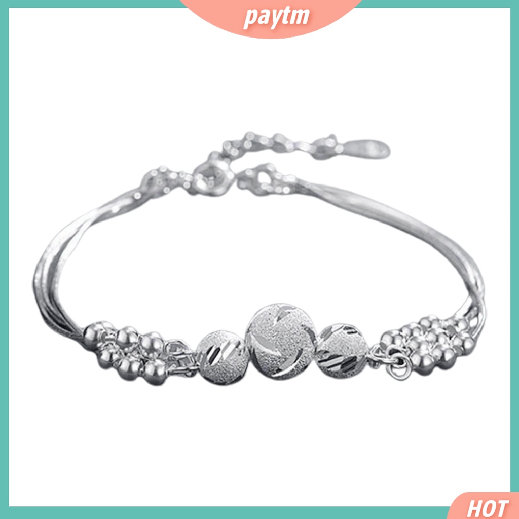 [PTM] Vòng Tay Chuỗi Hạt Ba Lớp Phong Cách Hàn Quốc Cho Nữ