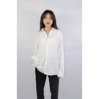 SƠ MI TRẮNG TRƠN UNIEX - CHẤT LIỆU SATIN LỤA MỀM MỊN