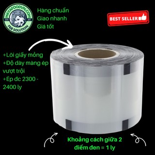 Màng ép ly trà sữa, màng ép ly nước mía trong suốt 2400 ly