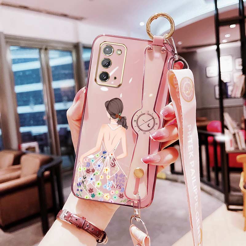 Ốp Điện Thoại Sang Trọng Có Dây Đeo Cho Samsung Galaxy Note 10 Plus Note 10 + Note 10 Pro Note 20 Ultra