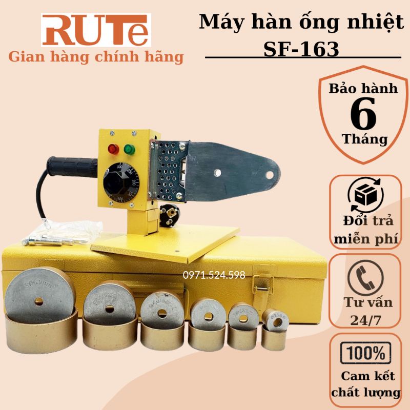 Máy hàn ống nhiệt PPR, máy hàn ống nước nóng từ 20-63mm có chỉnh nhiệt