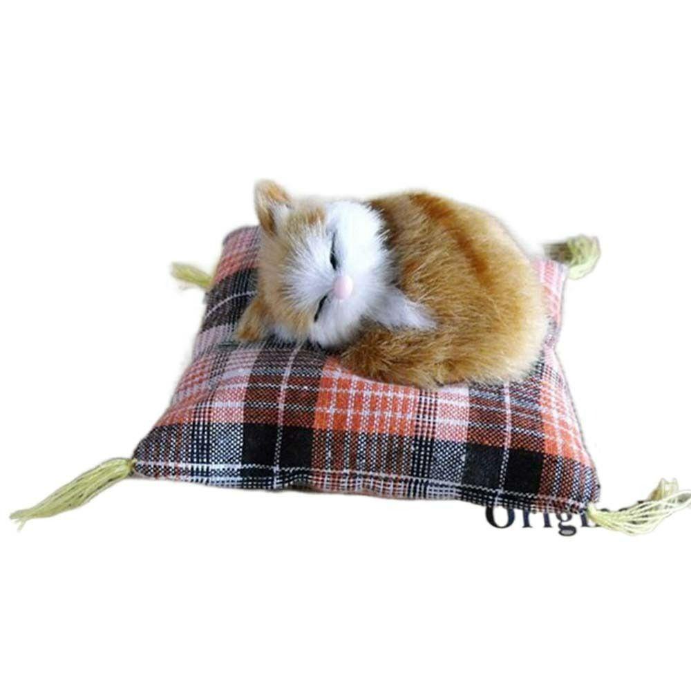 LANFY Mô Hình Chú Mèo Nhồi Bông Đáng Yêu Trang Trí Nhà Cửa