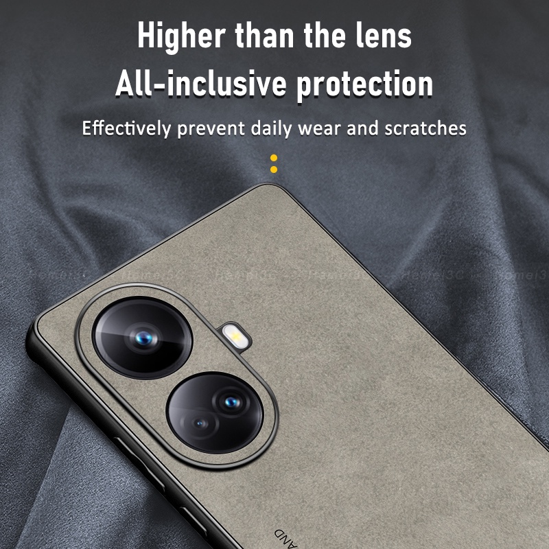 Ốp Điện Thoại Da Cứng Cao Cấp Cho Realme 10 Realme10 Realme10Pro Pro Plus 4G 5G
