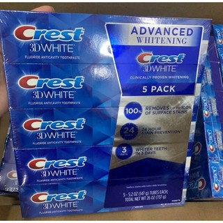 Kem đánh răng Crest 3D whitening Advanced
