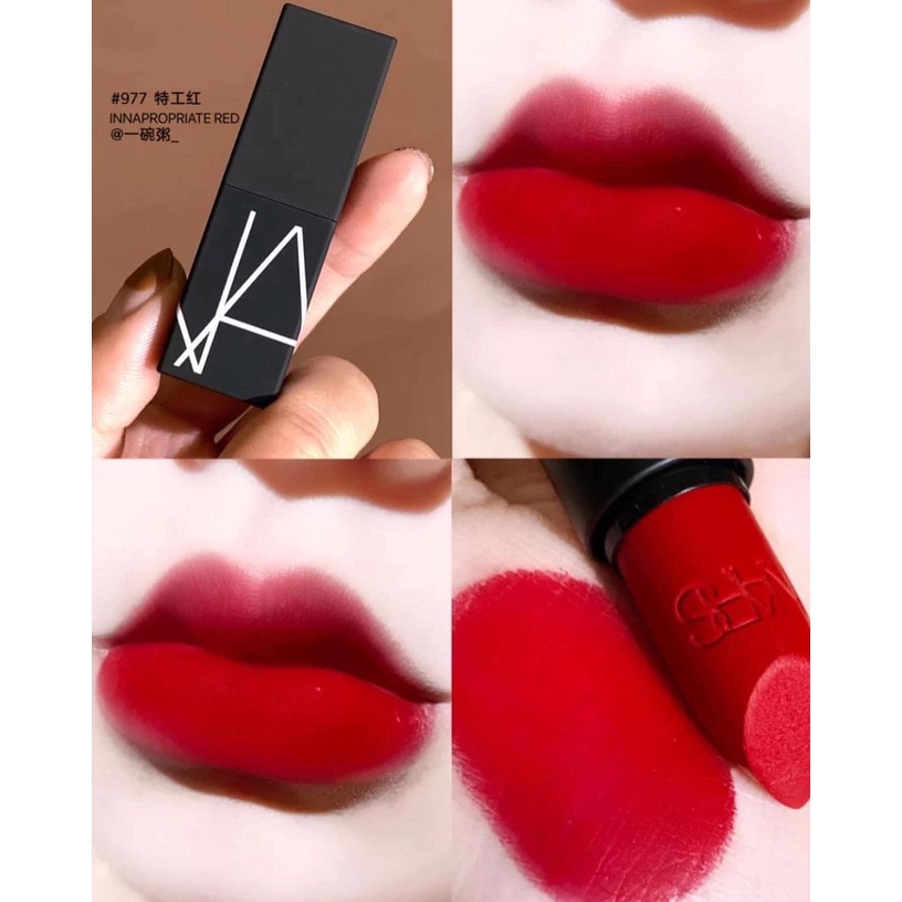 Set Nars Mini 4 món gồm son, kem che khuyết điểm, phấn khối và túi đựng