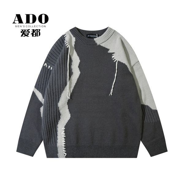 Ado Áo Khoác Sweater Thiết Kế Khâu Tua Rua Đường Phố Mỹ Chính Hãng Cho Nam Và Nữ