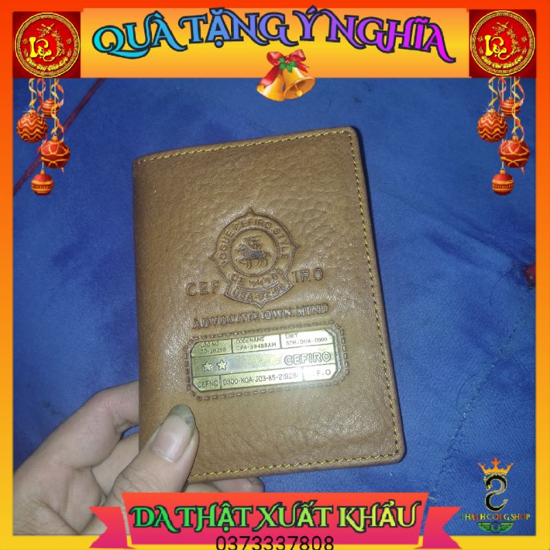 Ví nam da thật, da bò sáp hàng xưởng xuất khẩu