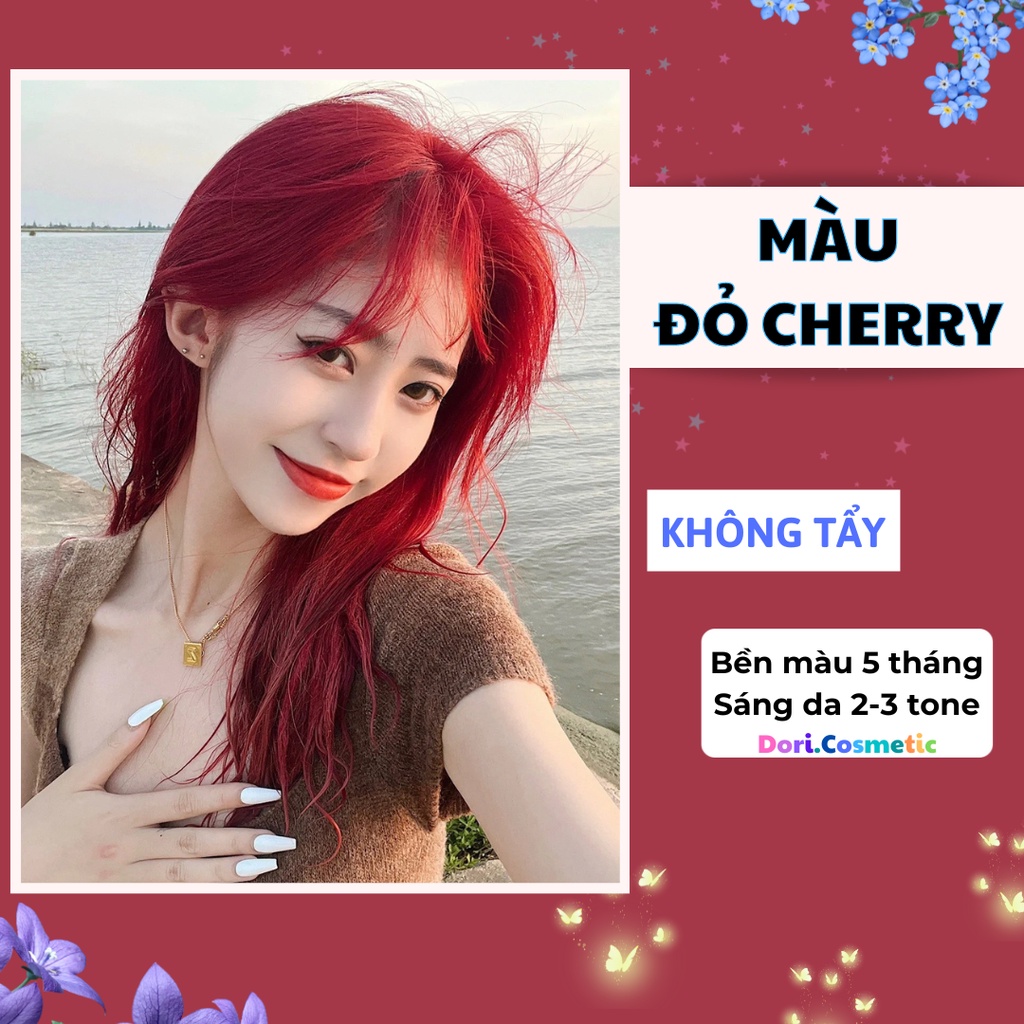 Đỏ Cherry - Hướng dẫn thực hiện nhanh màu tóc nhuộm hot trend KHÔNG tẩy tóc  - Tóc đẹp cùng 𝐖𝐄𝐋𝐋𝐌𝐀𝐓𝐄 - YouTube