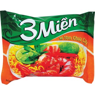 Mì 3 Miền vị tôm chua cay gói 65g
