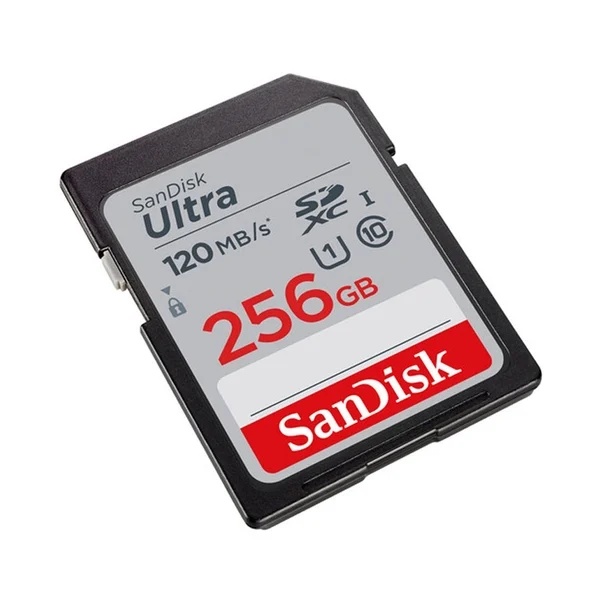 Thẻ nhớ Máy Ảnh SDXC SanDisk Ultra 256GB UHS-I U1 120MB/s (Xám)