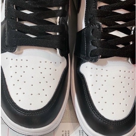 Giày jordan Cổ Cao Nam Nữ, Giày Sneaker JD1 Panda Đen Trắng Hàng Cao Cấp Full Box + Bill