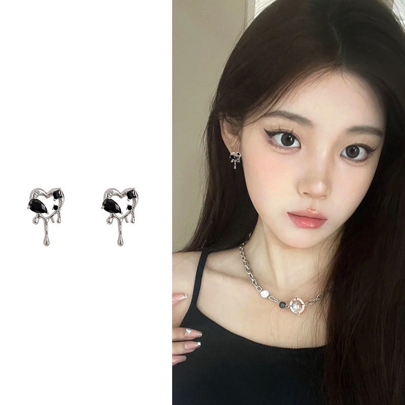 Bông Tai Hình Trái Tim Thời Trang Cá Tính