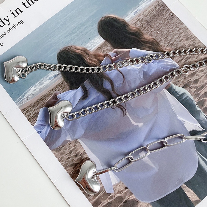 Thắt Lưng Dây Xích Kim Loại Thời Trang Đường Phố Cá Tính