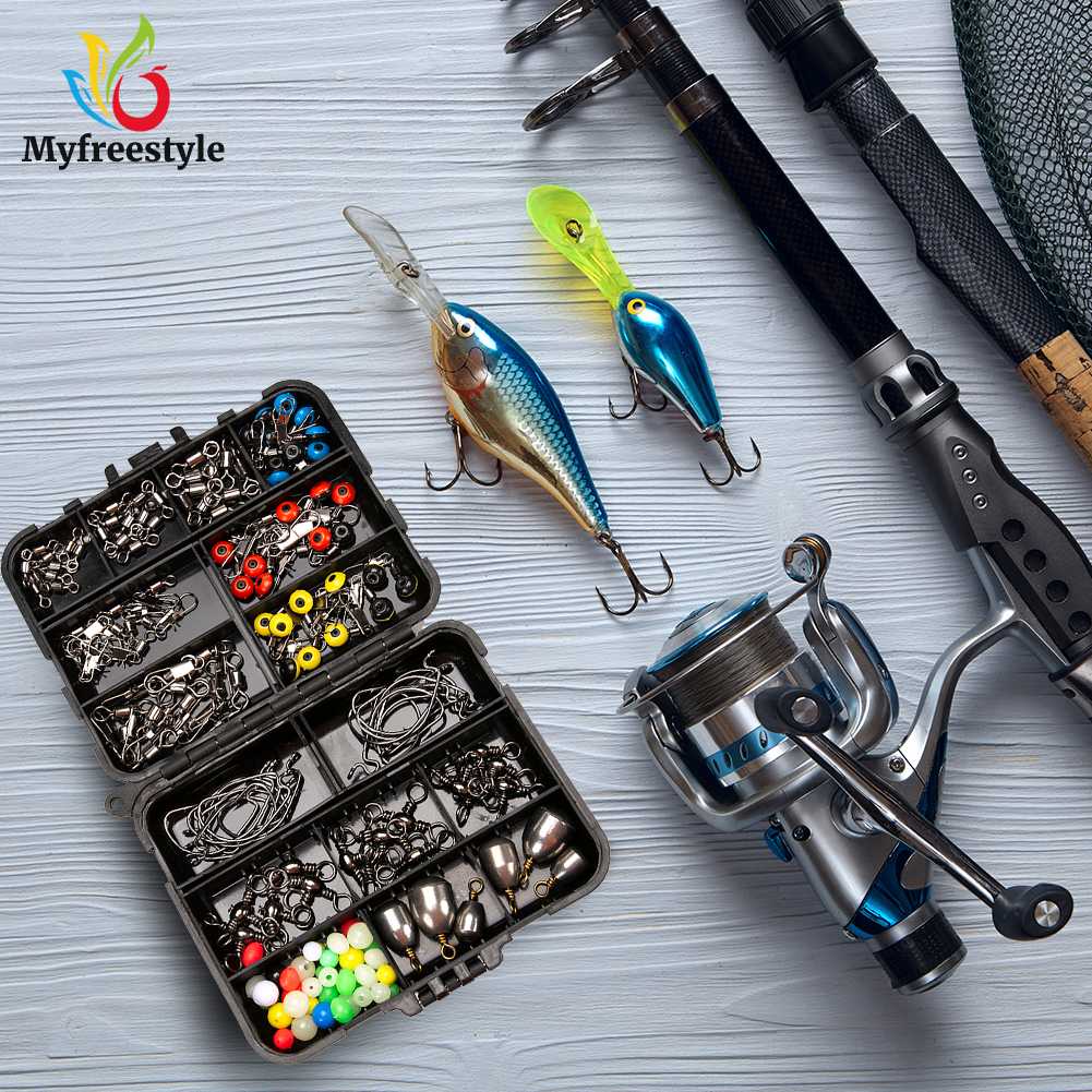 Bộ 162 Phụ Kiện Câu Cá Chất Lượng Cao