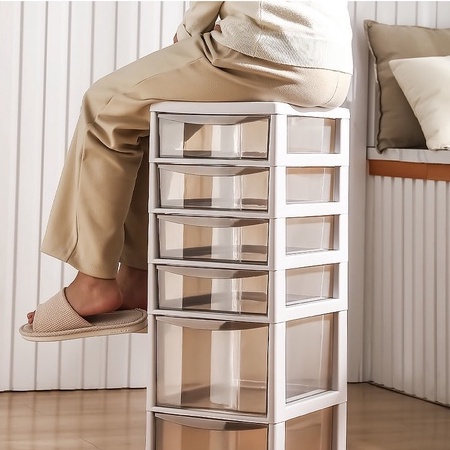Tủ đựng đồ Đa Năng, Kệ Đựng Đồ Trong Suốt Có Bánh Xe Tiện Dụng