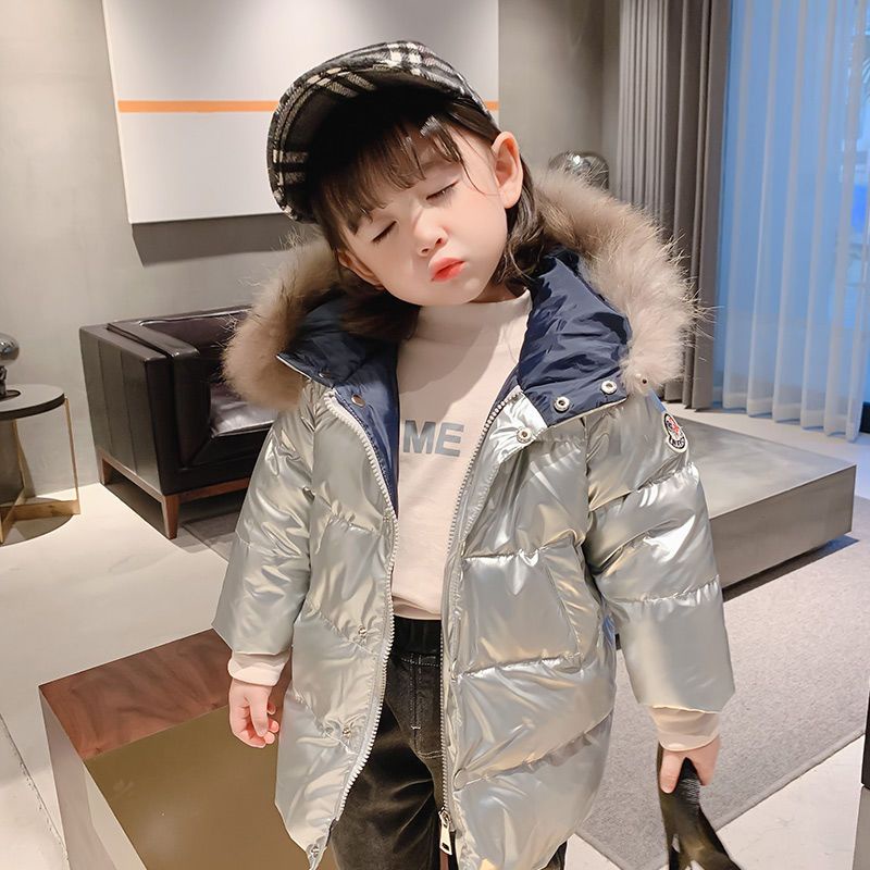 Áo Khoác Phao Dáng Dài Thời Trang Mùa Đông Mới 2022 Cho Bé